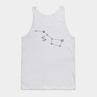 Floral Big Dipper Constellation Tank Top